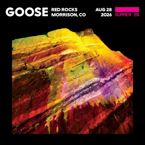 2026-08-28: Red Rocks Amphitheater, Morrison, CO by Goose album cover art