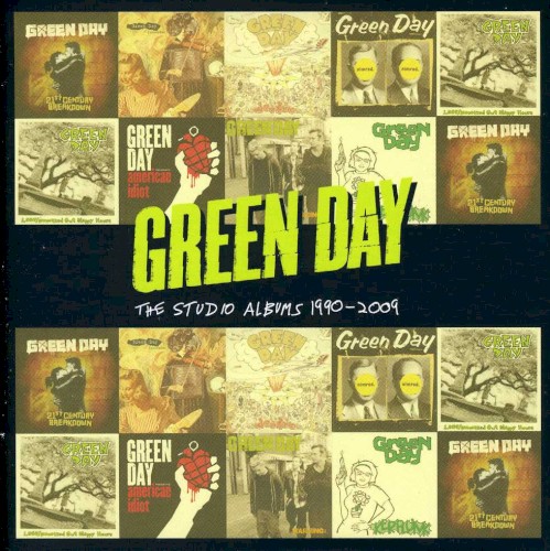 Green Day 的 The Studio Albums 1990-2009 专辑封面