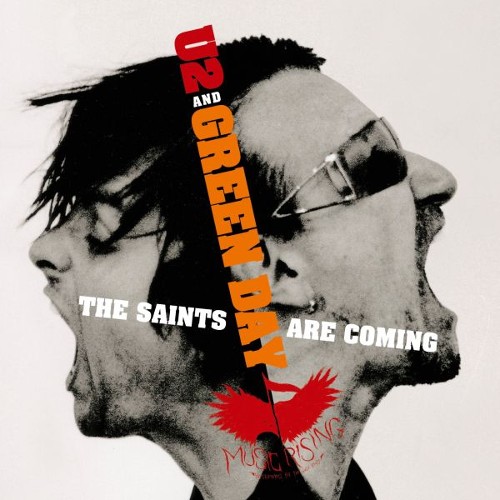 Green Day 的 The Saints Are Coming 单曲封面