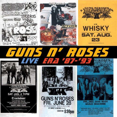 Guns N` Roses 的 Live Era ’87–’93 专辑封面