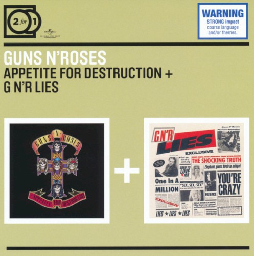 Pochette de Appetite for Destruction / G N’R Lies par Guns N` Roses (album)