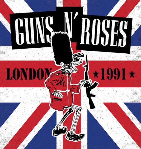 Guns N` Roses 的 London 1991 專輯 封面