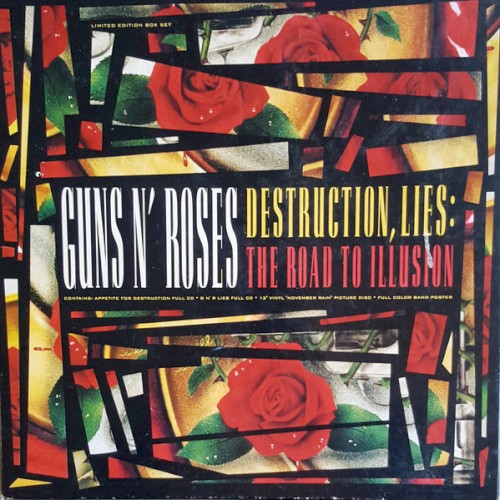 Cover-Artwork für das Album Destruction, Lies: The Road to Illusion von Guns N` Roses