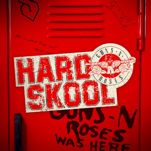 Hard Skool by Guns N` Roses single cover art