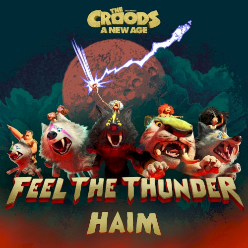 Feel the Thunder by HAIM single cover art