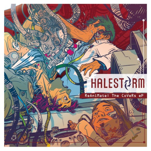 ReAniMate: The CoVeRs eP by Halestorm EP cover art