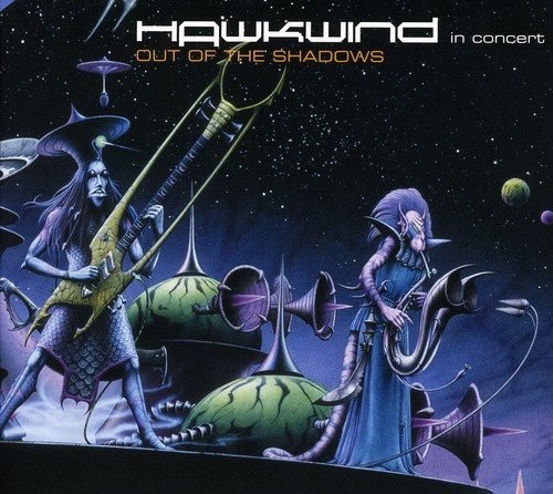 Hawkwind 的 Out of the Shadows 專輯 封面