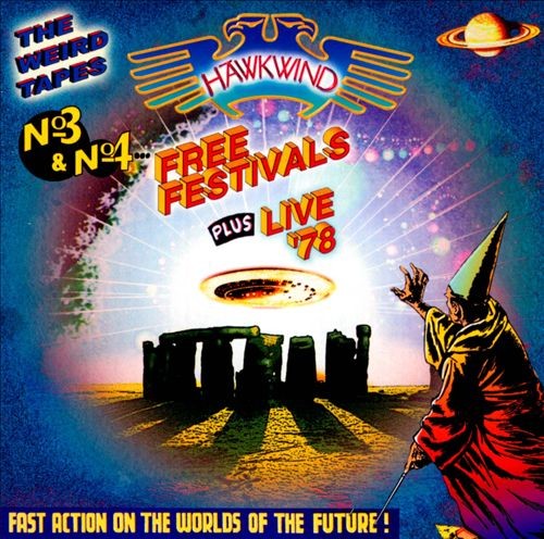 The Weird Tapes No. 3 & 4 by Hawkwind album cover art