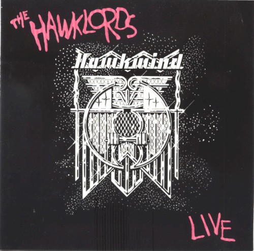 The Hawklords Live by Hawkwind album cover art