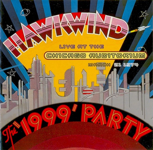 Portada del álbum The 1999 Party de Hawkwind