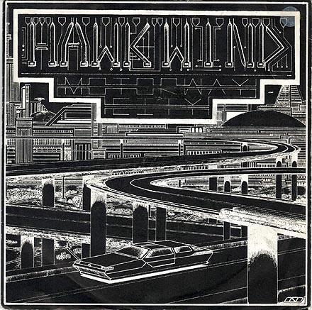 Pochette de Motorway City par Hawkwind (single)