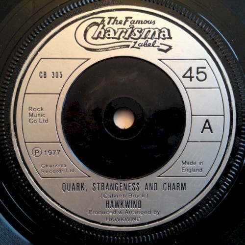 Quark, Strangeness and Charm by Hawkwind single cover art