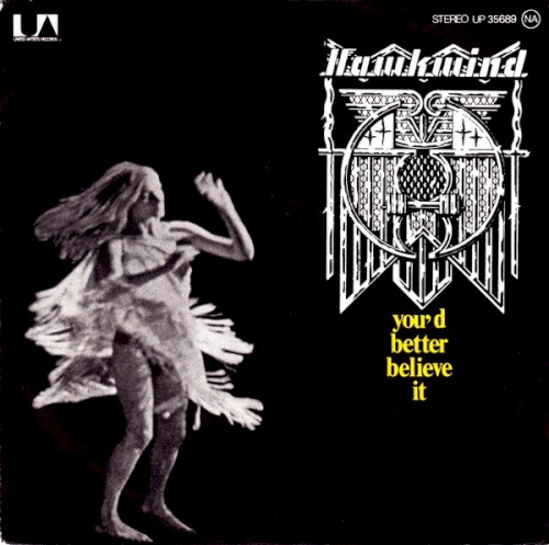 You’d Better Believe It by Hawkwind single cover art