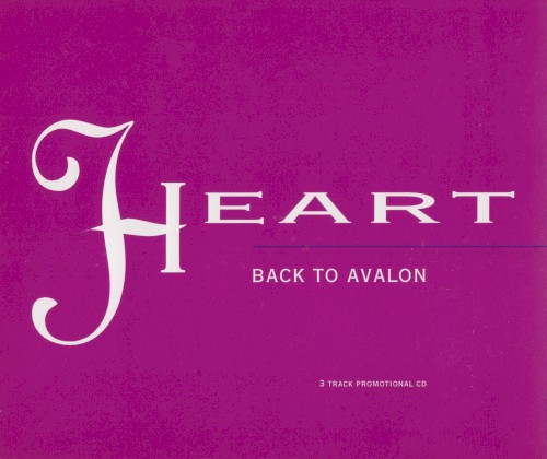 Pochette de Back to Avalon par Heart (single)