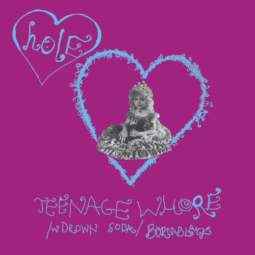 Teenage Whore by Hole single cover art