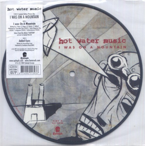 Hot Water Music 的 I Was on a Mountain 单曲封面