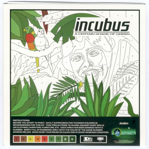 A Certain Shade of Green by Incubus single cover art