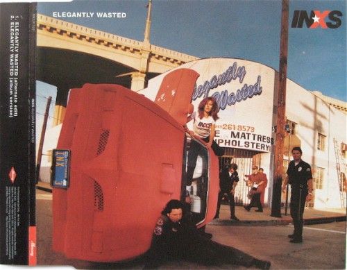 Elegantly Wasted by INXS single cover art