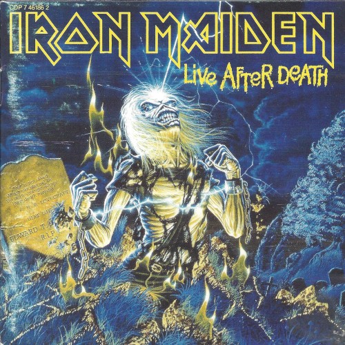 Iron Maiden 的 Live After Death 專輯 封面