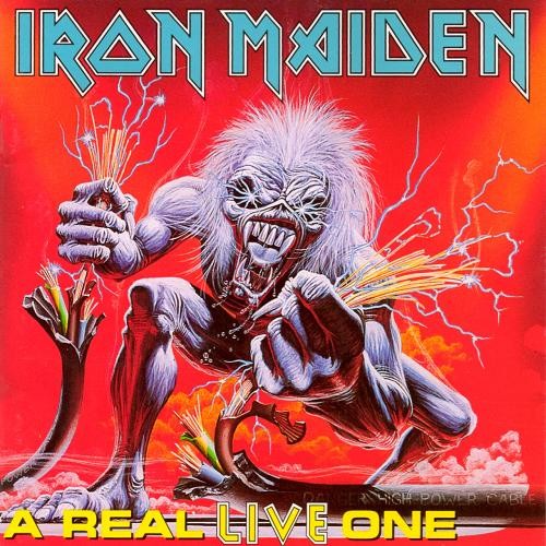 Cover-Artwork für das Album A Real Live One von Iron Maiden