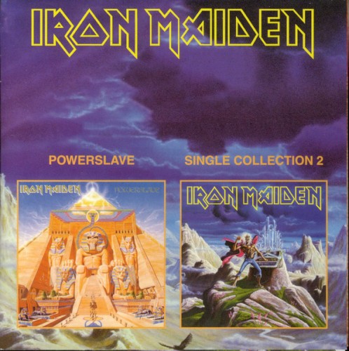 Iron Maiden 的 Powerslave / Single Collection 2 專輯 封面