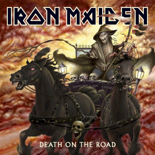 Death on the Road by Iron Maiden album cover art
