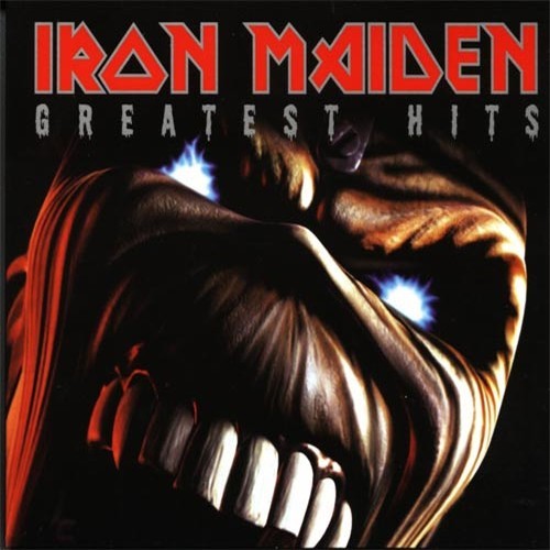 Greatest Hits by Iron Maiden album cover art