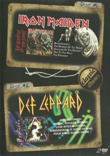 Iron Maiden 的 Classic Albums: Iron Maiden / Def Leppard 專輯 封面