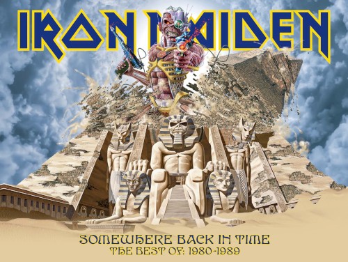 Somewhere Back in Time: The Best of 1980–1989 by Iron Maiden album cover art