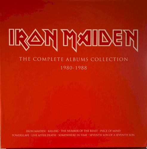 The Complete Albums Collection 1980–1988 by Iron Maiden album cover art
