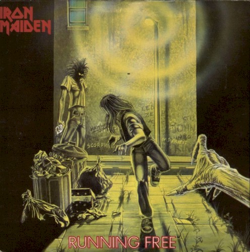 Pochette de Running Free par Iron Maiden (single)