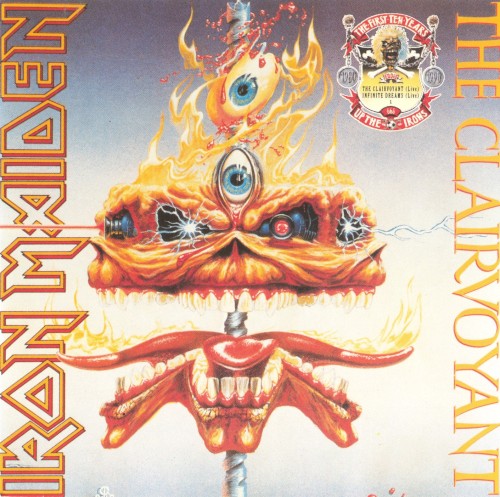 Iron Maiden 的 The Clairvoyant / Infinite Dreams 單曲 封面