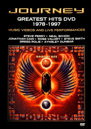 Greatest Hits DVD: 1978–1997 by Journey album cover art