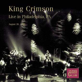 Cover-Artwork für das Album 1996‐08‐26: Philadelphia, PA, USA von King Crimson