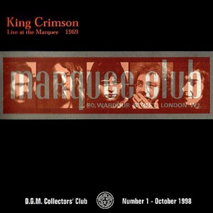 King Crimson 的 Live at the Marquee 1969 专辑封面