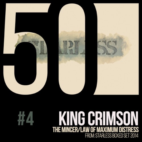 Pochette de The Mincer / Law of Maximum Distress par King Crimson (single)