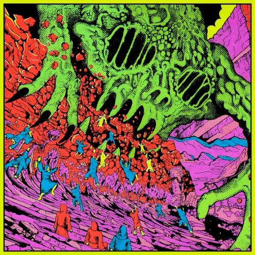 Portada del álbum Live at Red Rocks ’22 de King Gizzard & the Lizard Wizard