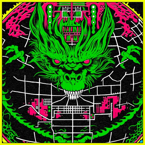 King Gizzard & the Lizard Wizard 的 Live in Chicago ’24 专辑封面