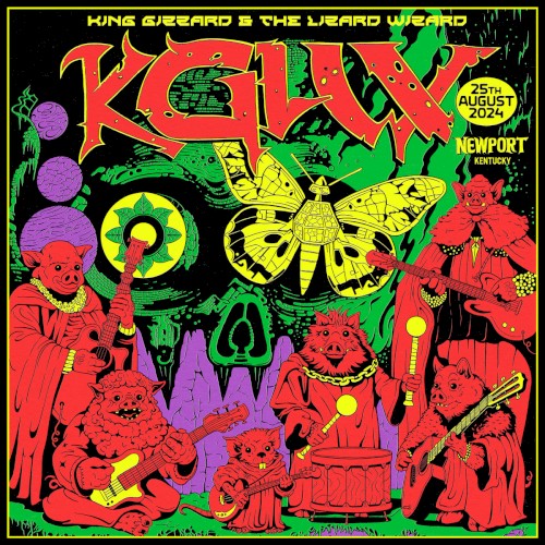 Portada del álbum Live in Kentucky ’24 de King Gizzard & the Lizard Wizard