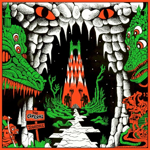 Cover-Artwork für das Album Live at The Caverns ’23 von King Gizzard & the Lizard Wizard