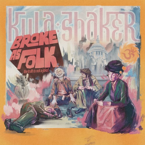 Broke as Folk by Kula Shaker single cover art