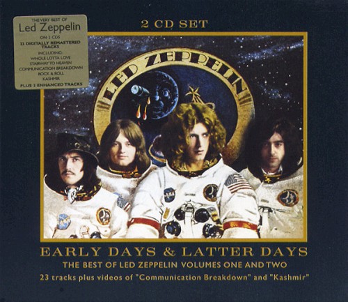 Early Days & Latter Days: The Best of Led Zeppelin, Volumes One and Two by Led Zeppelin album cover art
