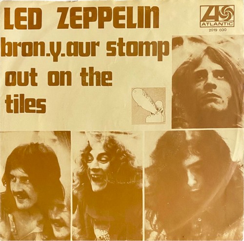 Pochette de Bron‐Y‐Aur‐Stomp / Out on the Tiles par Led Zeppelin (single)