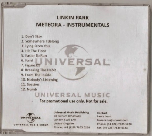 Linkin Park 的 Meteora - Instrumentals 专辑封面