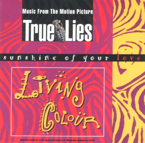 Sunshine of Your Love by Living Colour single cover art