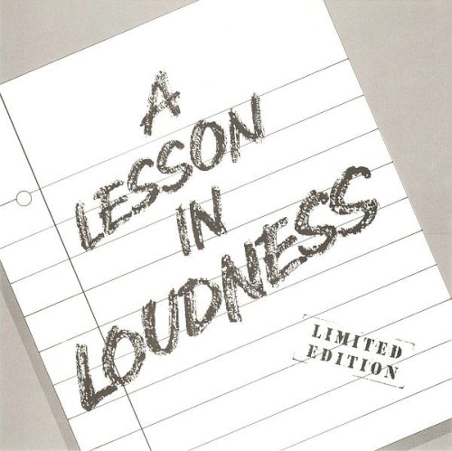 Portada del EP A Lesson in Loudness de LOUDNESS
