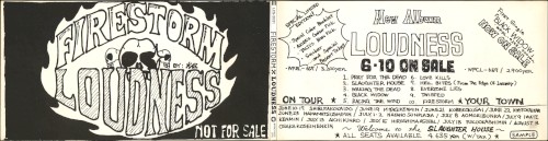 Pochette de Firestorm par LOUDNESS (single)