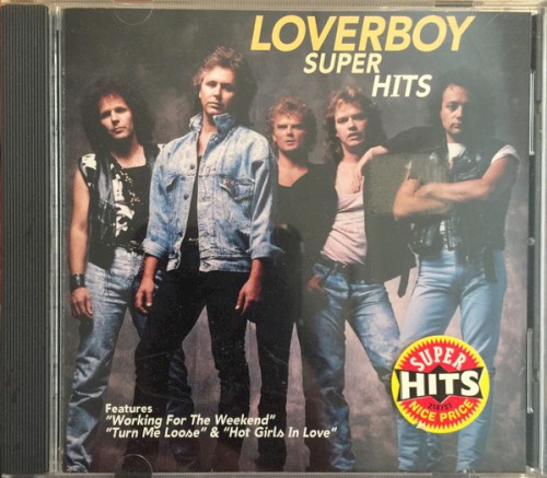 Super Hits by Loverboy album cover art