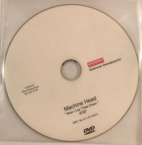 Now I Lay Thee Down by Machine Head single cover art