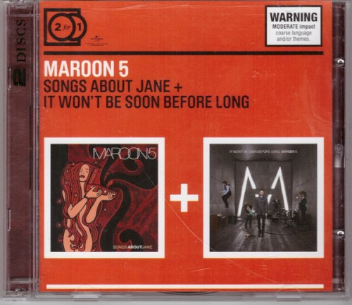 Songs About Jane + It Won’t Be Soon Before Long by Maroon 5 album cover art
